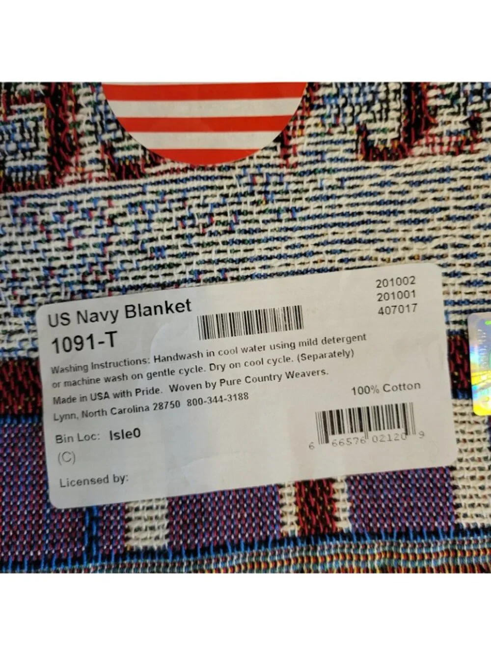 Pure Country Weavers us navy